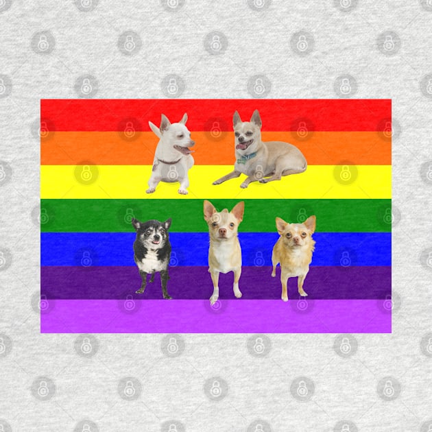 Chihuahua Rainbow by BarkPink